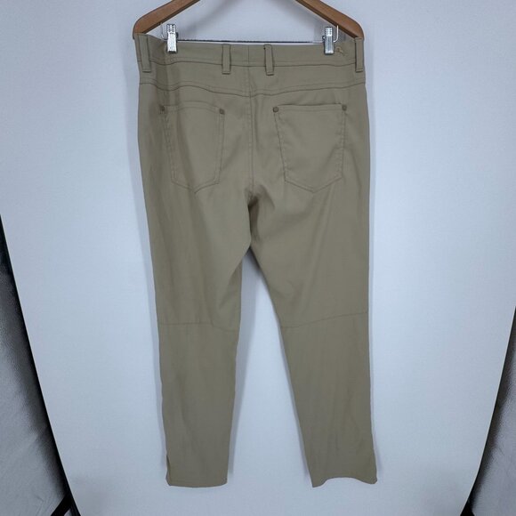 Tommy Bahama Mens Performance Pants Size 34X32 Tan Golf Chino Stretch Comfort - Picture 7 of 8